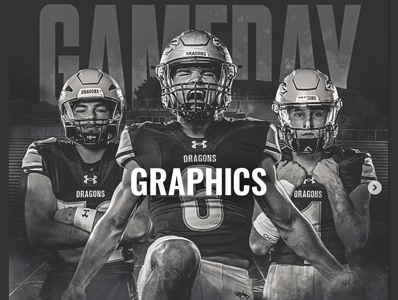 Sports team social media graphic design